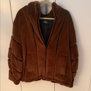 ALO Yoga Knock Out Faux Fur Jacket